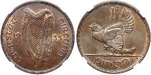 1 Penny Irlanda (1922 - ) Bronce 