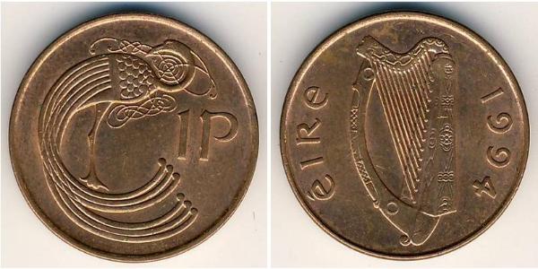 1 Penny Irlanda (1922 - ) Bronce 