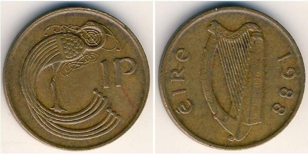 1 Penny Irlanda (1922 - ) Bronce 