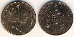 1 Penny Reino Unido Bronce 