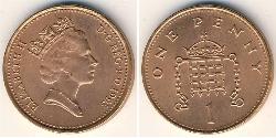 1 Penny Reino Unido Bronce 