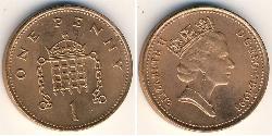 1 Penny Reino Unido Bronce 