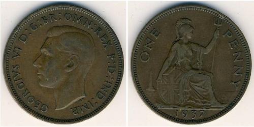 1 Penny Reino Unido Bronce 