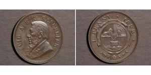 1 Penny Sudáfrica Bronce Paul Kruger (1825 - 1904)