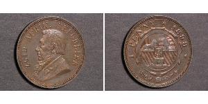 1 Penny Sudáfrica Bronce Paul Kruger (1825 - 1904)