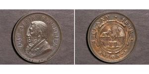 1 Penny Sudáfrica Bronce Paul Kruger (1825 - 1904)