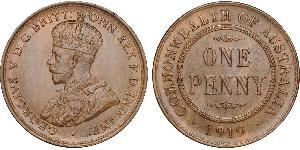 1 Penny Australia (1788 - 1939) Bronze George V of the United Kingdom (1865-1936)