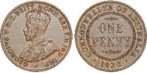 1 Penny Australia (1788 - 1939) Bronze George V of the United Kingdom (1865-1936)