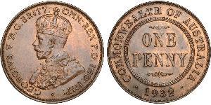 1 Penny Australia (1788 - 1939) Bronze George V of the United Kingdom (1865-1936)