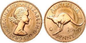 1 Penny Australia (1939 - ) Bronze Elizabeth II (1926-2022)