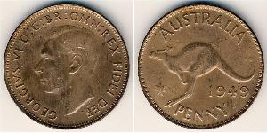 1 Penny Australie (1939 - ) Bronze 