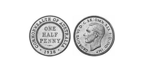 1 Penny Australie (1939 - ) Bronze George VI (1895-1952)