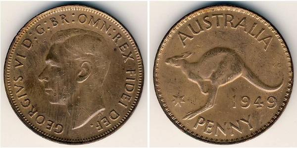 1 Penny Australie (1939 - ) Bronze 