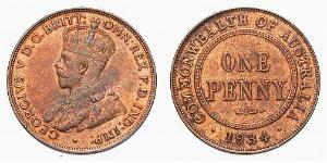 1 Penny Australien (1788 - 1939) Bronze George V (1865-1936)