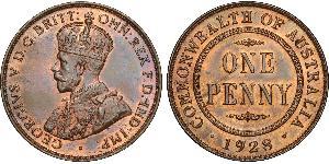 1 Penny Australien (1788 - 1939) Bronze George V (1865-1936)