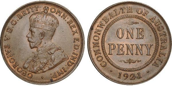 1 Penny Australien (1788 - 1939) Bronze George V (1865-1936)