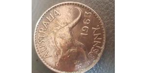 1 Penny Australien (1939 - ) Bronze Elizabeth II (1926-2022)