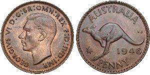 1 Penny Australien (1939 - ) Bronze Georg VI (1895-1952)