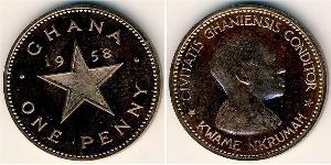 1 Penny Ghana Bronze 