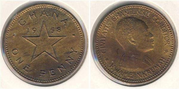 1 Penny Ghana Bronze 