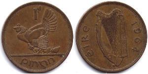 1 Penny Ireland (1922 - ) Bronze 