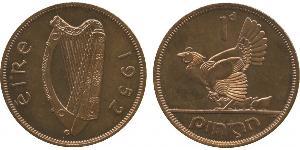 1 Penny Irland (1922 - ) Bronze 