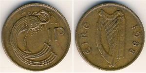 1 Penny Irland (1922 - ) Bronze 