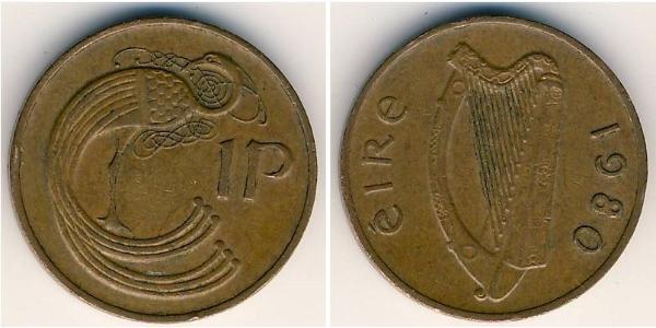 1 Penny Irland (1922 - ) Bronze 