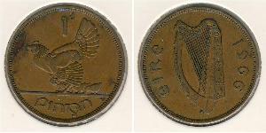 1 Penny Irlande (1922 - ) Bronze 