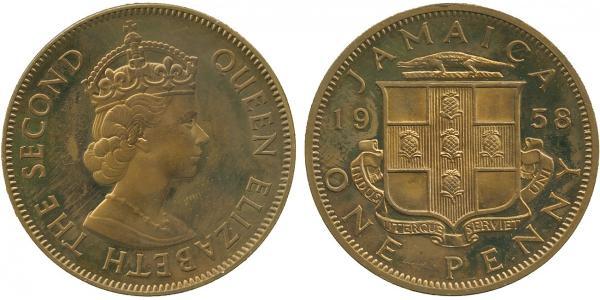 1 Penny Jamaika (1962 - ) Bronze 