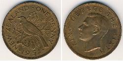 1 Penny Neuseeland Bronze Georg VI (1895-1952)