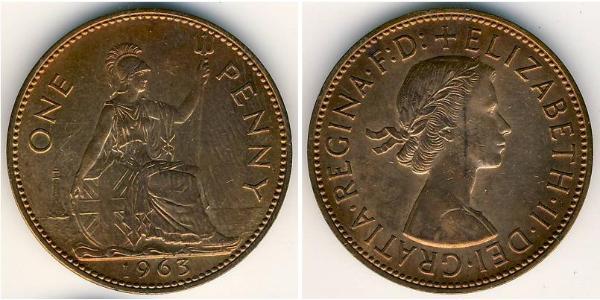 1 Penny Royaume-Uni Bronze 