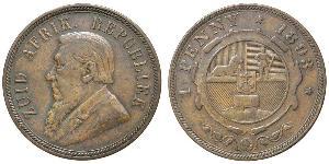 1 Penny South Africa Bronze Paul Kruger (1825 - 1904)