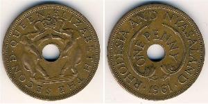 1 Penny Southern Rhodesia (1923-1980) Bronze 