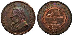 1 Penny Südafrika Bronze Paul Kruger (1825 - 1904)