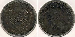 1 Penny Südafrika Bronze Paul Kruger (1825 - 1904)