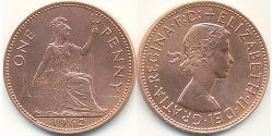 1 Penny United Kingdom (1922-) Bronze Elizabeth II (1926-2022)