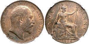 1 Penny United Kingdom of Great Britain and Ireland (1801-1922) Bronze Edward VII (1841-1910)