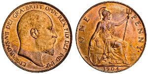 1 Penny United Kingdom of Great Britain and Ireland (1801-1922) Bronze Edward VII (1841-1910)