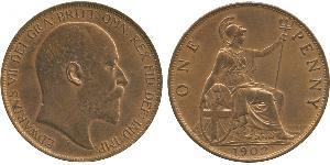 1 Penny United Kingdom of Great Britain and Ireland (1801-1922) Bronze Edward VII (1841-1910)