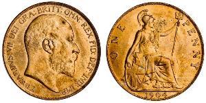 1 Penny United Kingdom of Great Britain and Ireland (1801-1922) Bronze Edward VII (1841-1910)