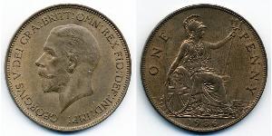 1 Penny United Kingdom of Great Britain and Ireland (1801-1922) Bronze George V of the United Kingdom (1865-1936)