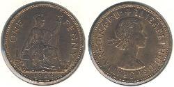 1 Penny Vereinigtes Königreich Bronze 