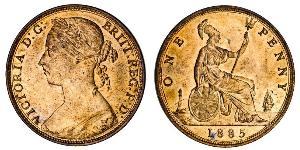 1 Penny Vereinigtes Königreich Bronze 