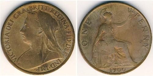 1 Penny Vereinigtes Königreich Bronze 