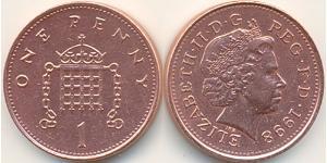 1 Penny Vereinigtes Königreich (1922-) Bronze Elizabeth II (1926-2022)