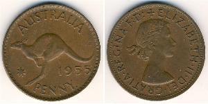 1 Penny Australia (1939 - ) Bronzo Elisabetta II (1926-2022)