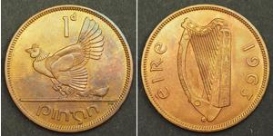 1 Penny Irlanda (1922 - ) Bronzo 