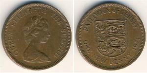 1 Penny Isola di Jersey Bronzo 