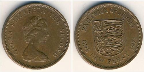 1 Penny Isola di Jersey Bronzo 